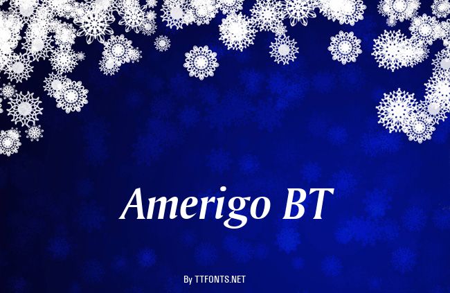 Amerigo BT example
